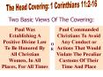 The Head Covering: 1 Corinthians 11:2-16 PowerPoint PPT Presentation