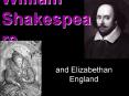 and Elizabethan England PowerPoint PPT Presentation