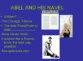ABEL AND HIS NAVEL PowerPoint PPT Presentation