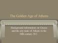 The Golden Age of Athens PowerPoint PPT Presentation