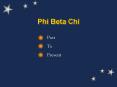 Phi Beta Chi PowerPoint PPT Presentation