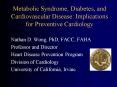 Metabolic Syndrome, Diabetes, and Cardiovascular Disease: Implications for Preventive Cardiology PowerPoint PPT Presentation