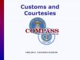 Customs and Courtesies PowerPoint PPT Presentation