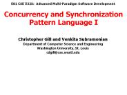 Concurrency and Synchronization Pattern Language I (Sorry, 