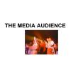 THE MEDIA AUDIENCE PowerPoint PPT Presentation