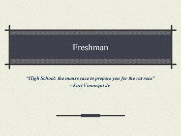 Freshman