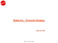 Mattel Inc. Diversity Strategy PowerPoint PPT Presentation