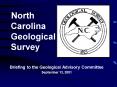 North Carolina Geological Survey PowerPoint PPT Presentation