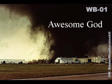 Awesome God