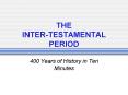 THE INTERTESTAMENTAL PERIOD PowerPoint PPT Presentation