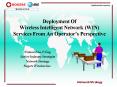Deployment Of Wireless Intelligent Network WIN Services From An Operators Perspective PowerPoint PPT Presentation
