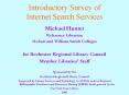 Introductory Survey of Internet Search Services PowerPoint PPT Presentation