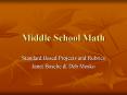 Middle School Math PowerPoint PPT Presentation