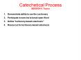 Catechetical Process with Richard Grebenc SESSION 6 PowerPoint PPT Presentation