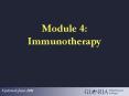 Module 4: Immunotherapy PowerPoint PPT Presentation