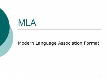 MLA
