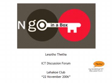 Lesotho Thetha