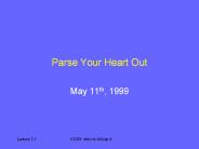 Parse Your Heart Out
