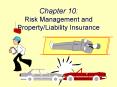 Chapter 10: Risk Management and PropertyLiability Insurance PowerPoint PPT Presentation