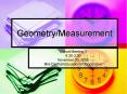 GeometryMeasurement PowerPoint PPT Presentation