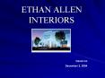 ETHAN%20ALLEN%20INTERIORS PowerPoint PPT Presentation