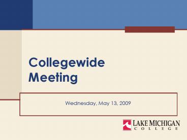 Collegewide Meeting