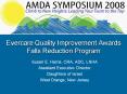 Evercare Quality Improvement Awards Falls Reduction Program PowerPoint PPT Presentation