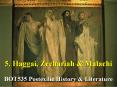 5. Haggai, Zechariah PowerPoint PPT Presentation