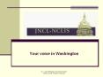 Your voice in Washington PowerPoint PPT Presentation