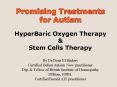 Promising Treatments for Autism PowerPoint PPT Presentation