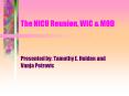 The NICU Reunion, WIC PowerPoint PPT Presentation