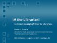 IM the Librarian PowerPoint PPT Presentation
