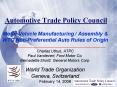 Automotive Trade Policy Council Motor Vehicle Manufacturing Assembly PowerPoint PPT Presentation