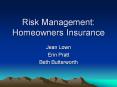 Deductibles on HO & auto insurance. 4. Implement. Insuranc PowerPoint PPT Presentation
