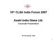 10th CLSA India Forum 2007 PowerPoint PPT Presentation