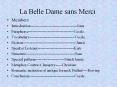 La Belle Dame sans Merci PowerPoint PPT Presentation