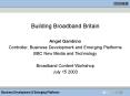 Building Broadband Britain PowerPoint PPT Presentation