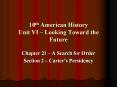 Jimmy Carter used his reputation for honesty to win th PowerPoint PPT Presentation