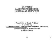 CHAPTER%209%20LANGUAGE%20PROCESSING:%20HUMANS%20AND%20COMPUTERS