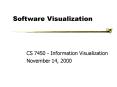 Software Visualization PowerPoint PPT Presentation