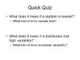 Quick Quiz PowerPoint PPT Presentation