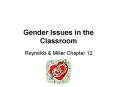 Gender Issues in the Classroom PowerPoint PPT Presentation
