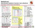 BasketLens: Searching for baskets of words in text collections PowerPoint PPT Presentation