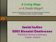 A Living Wage PowerPoint PPT Presentation