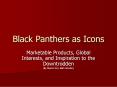 Black Panthers as Icons PowerPoint PPT Presentation