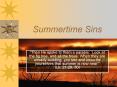 Summertime Sins PowerPoint PPT Presentation