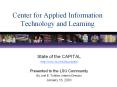 Center for Applied Information Technology and Learning PowerPoint PPT Presentation