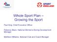 Whole Sport Plan Growing the Sport PowerPoint PPT Presentation