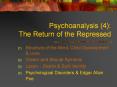 Psychoanalysis (4): The Return of the Repressed PowerPoint PPT Presentation