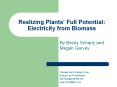 Realizing Plants PowerPoint PPT Presentation